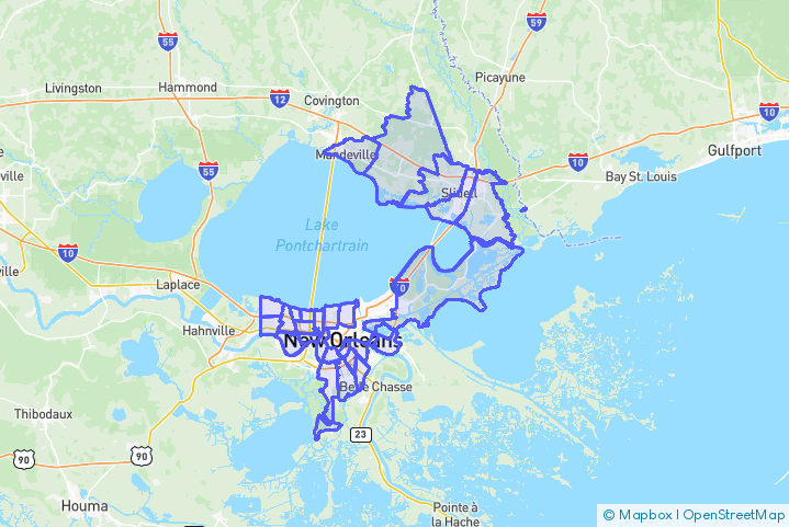 Service Area Map