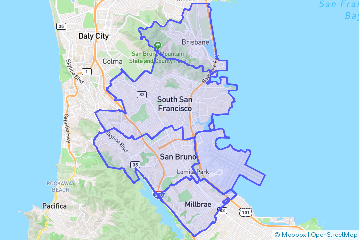 Service Area Map