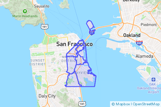 Service Area Map