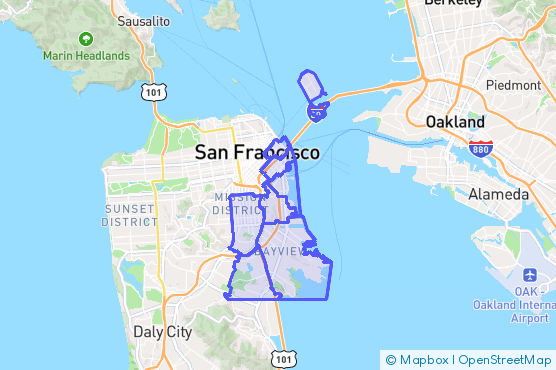 Service Area Map
