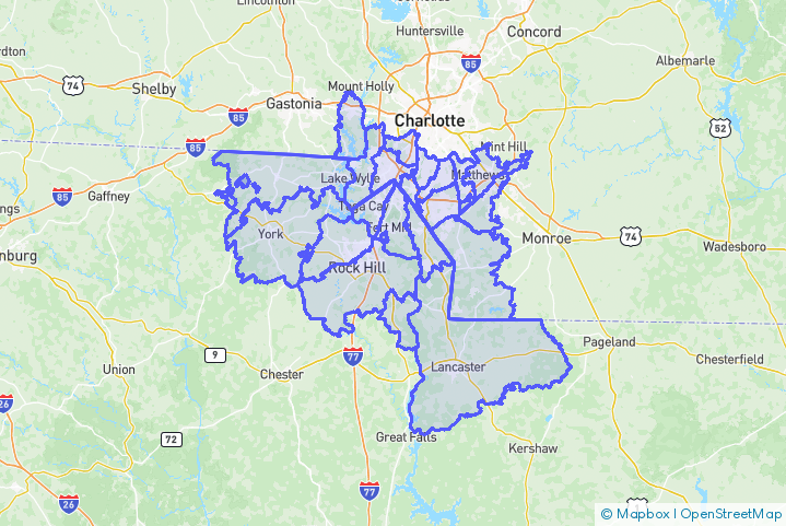 Service Area Map