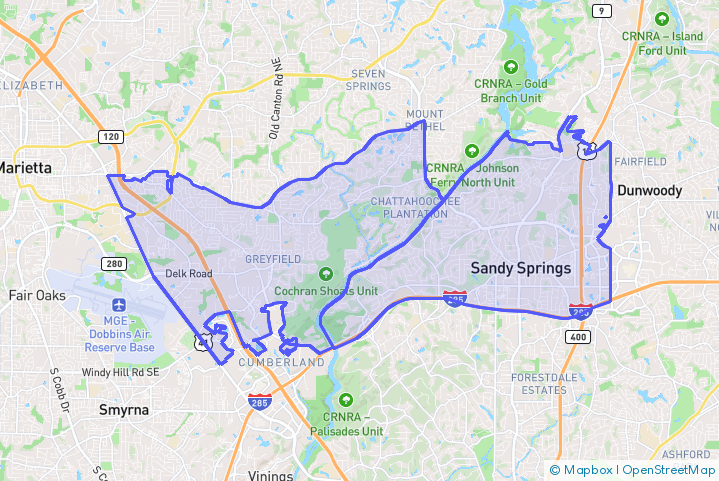 Service Area Map
