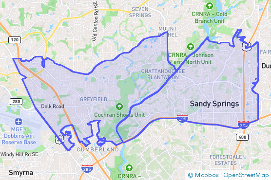 Service Area Map