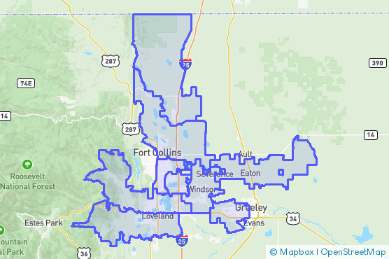 Service Area Map