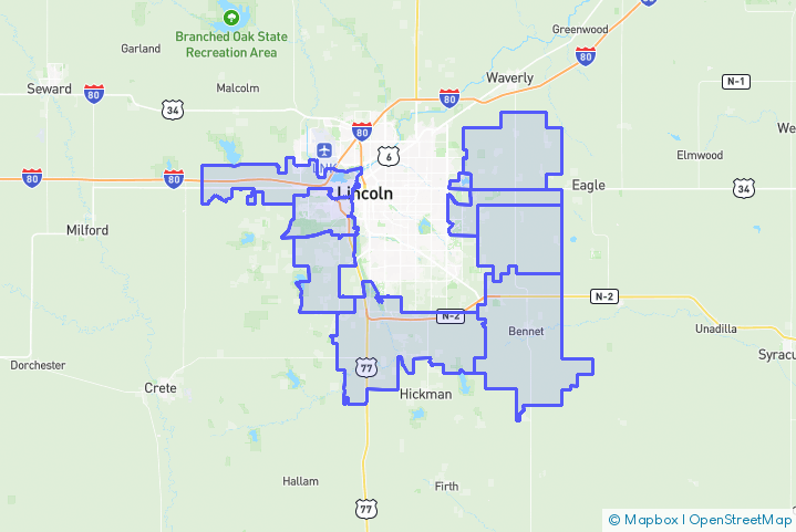 Service Area Map