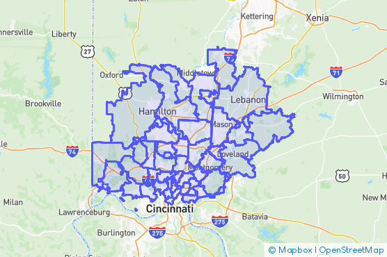 Service Area Map