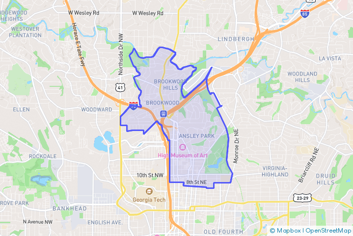 Service Area Map