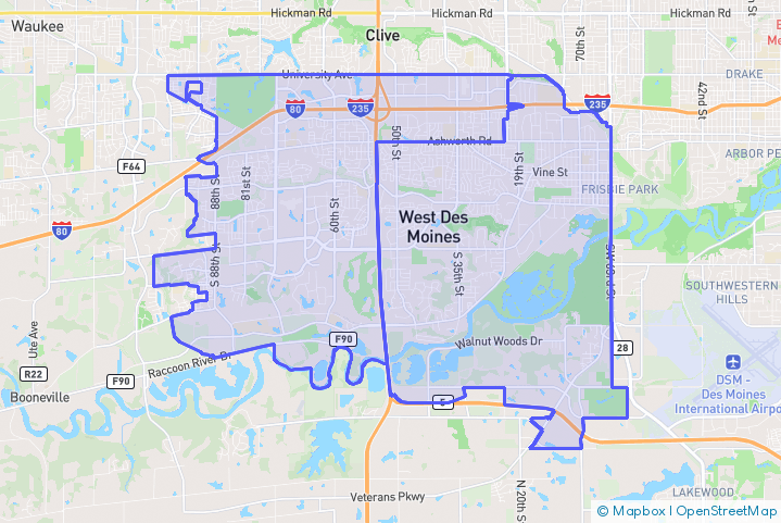 Service Area Map