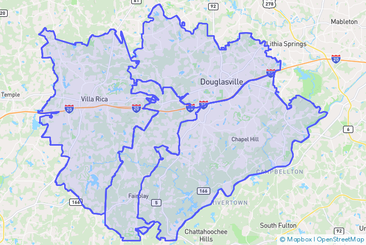 Service Area Map