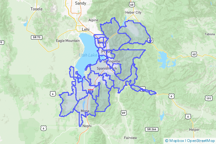 Service Area Map