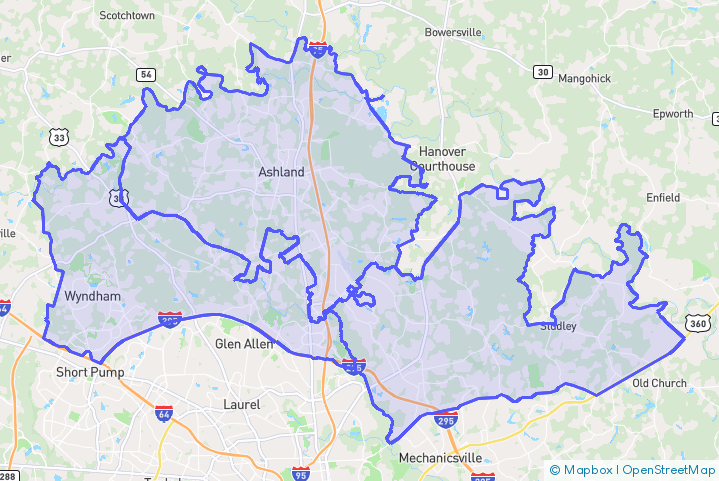 Service Area Map