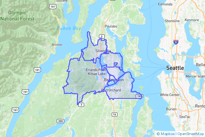 Service Area Map