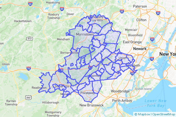Service Area Map