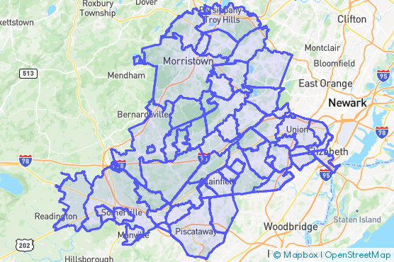 Service Area Map