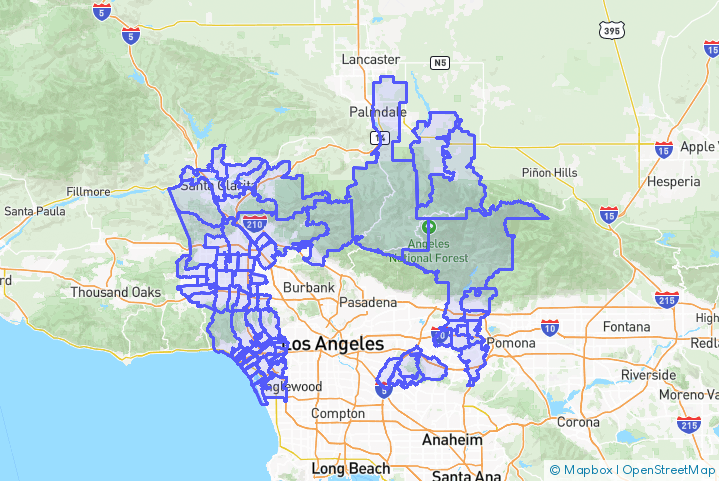 Service Area Map
