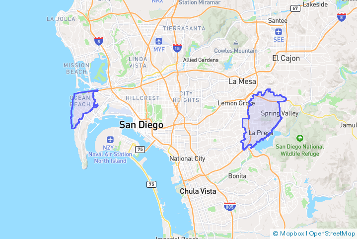 Service Area Map