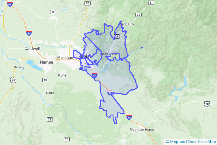 Service Area Map