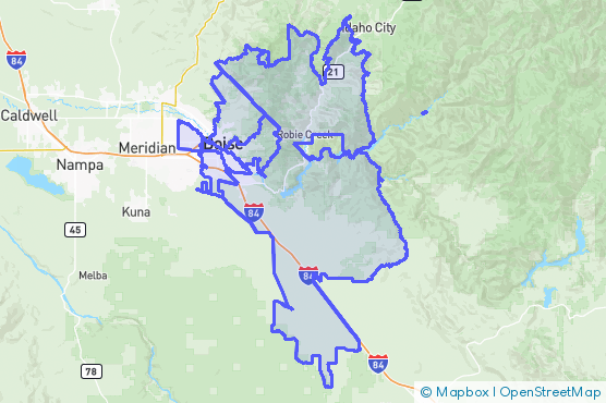 Service Area Map
