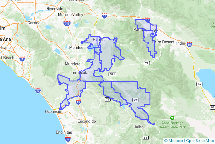Service Area Map