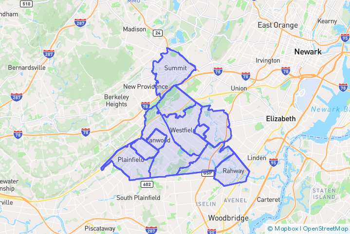 Service Area Map