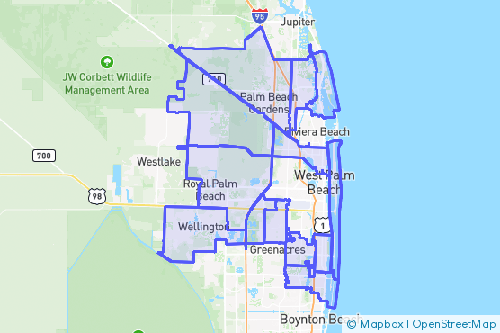 Service Area Map
