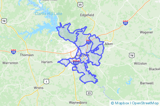 Service Area Map