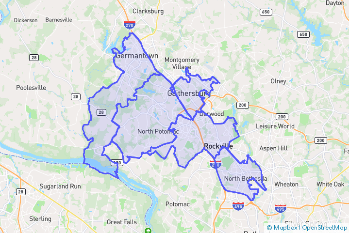 Service Area Map