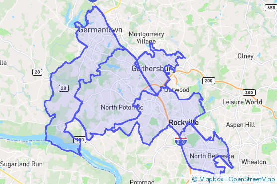Service Area Map
