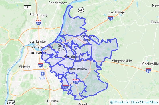 Service Area Map
