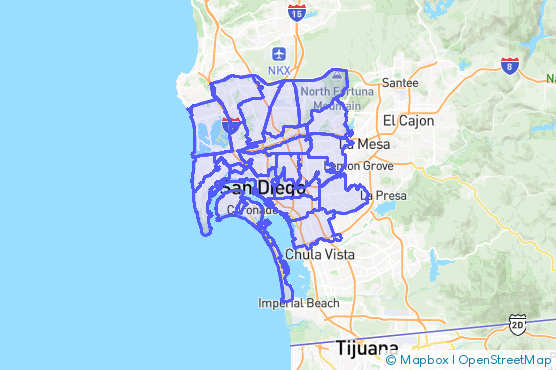 Service Area Map