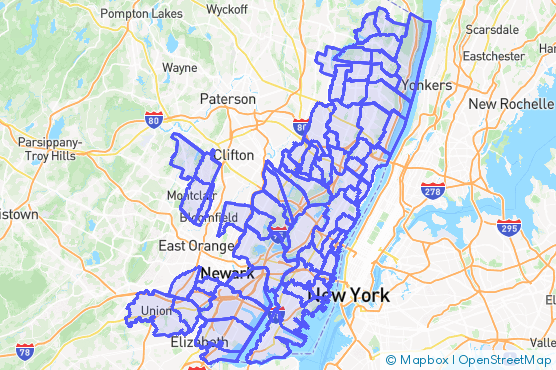 Service Area Map