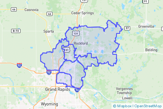 Service Area Map