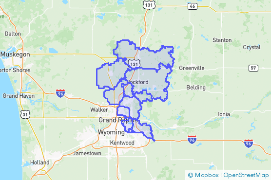 Service Area Map