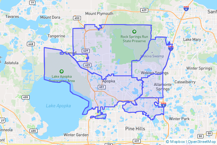Service Area Map
