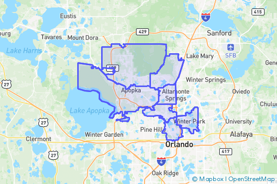 Service Area Map
