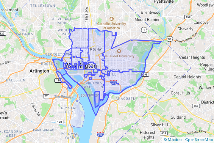 Service Area Map