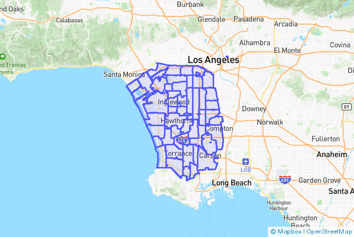 Service Area Map