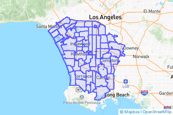 Service Area Map