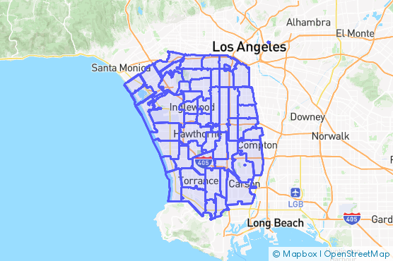 Service Area Map