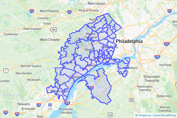 Service Area Map