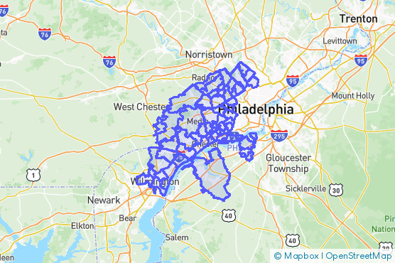 Service Area Map