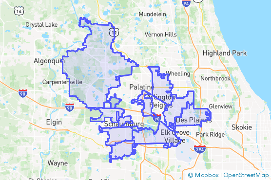 Service Area Map