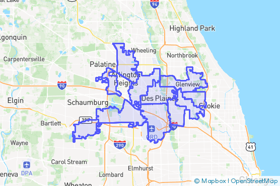 Service Area Map