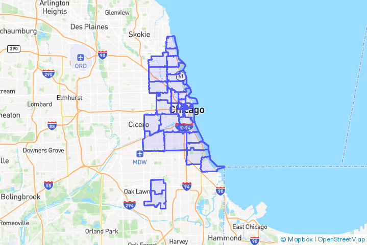 Service Area Map