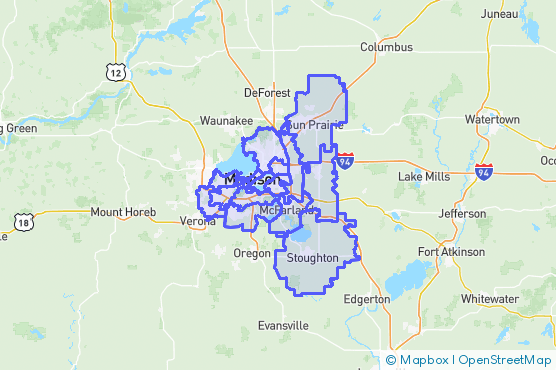 Service Area Map