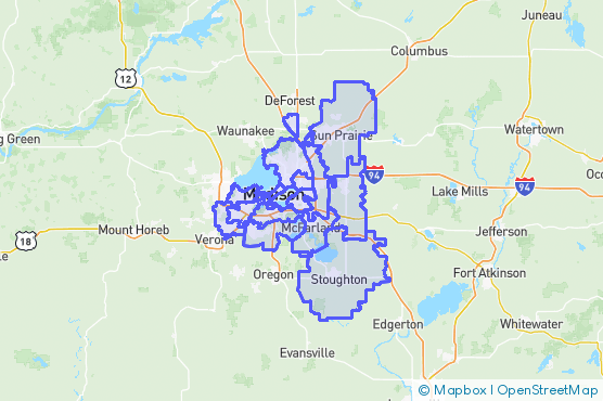 Service Area Map