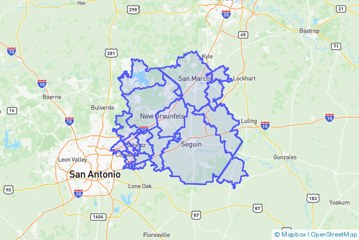 Service Area Map