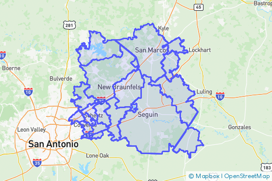 Service Area Map