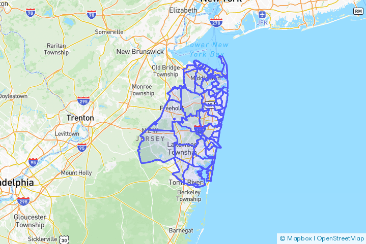 Service Area Map