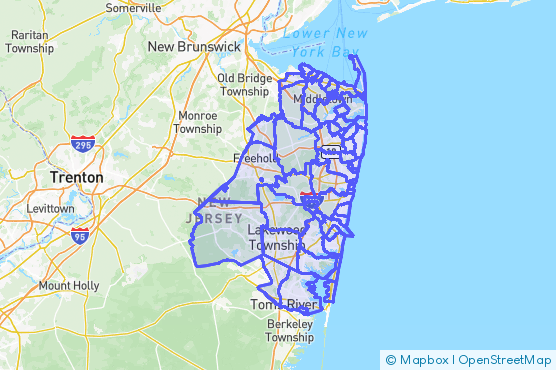 Service Area Map